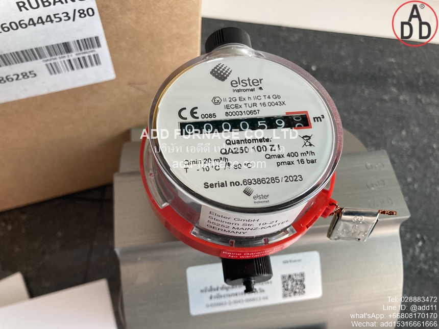 Quantometer QA250 100 ZI,Gas Meter QA250 Elster instromet(9)
